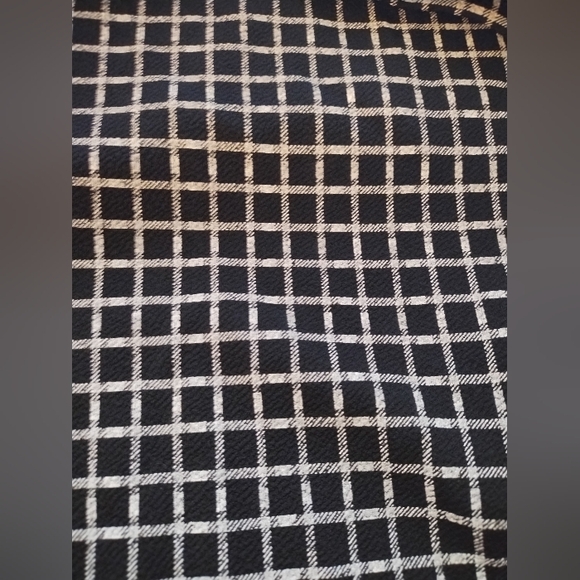 NWT Long Tall Sally Size 18 Black with White Check Slim Leg Trouser, Pan… - Picture 3 of 6